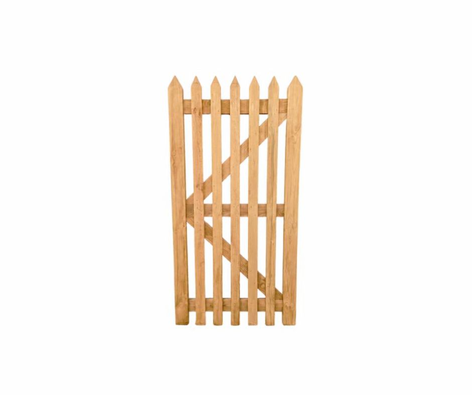 6ft-high-x-3ft-wide, green, pointed